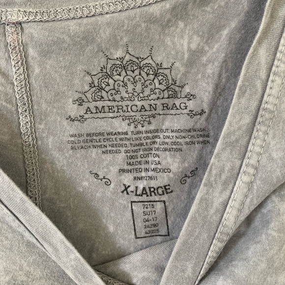 American Rag USA Sleeveless Muscle Tank Size XL - Picture 3 of 5